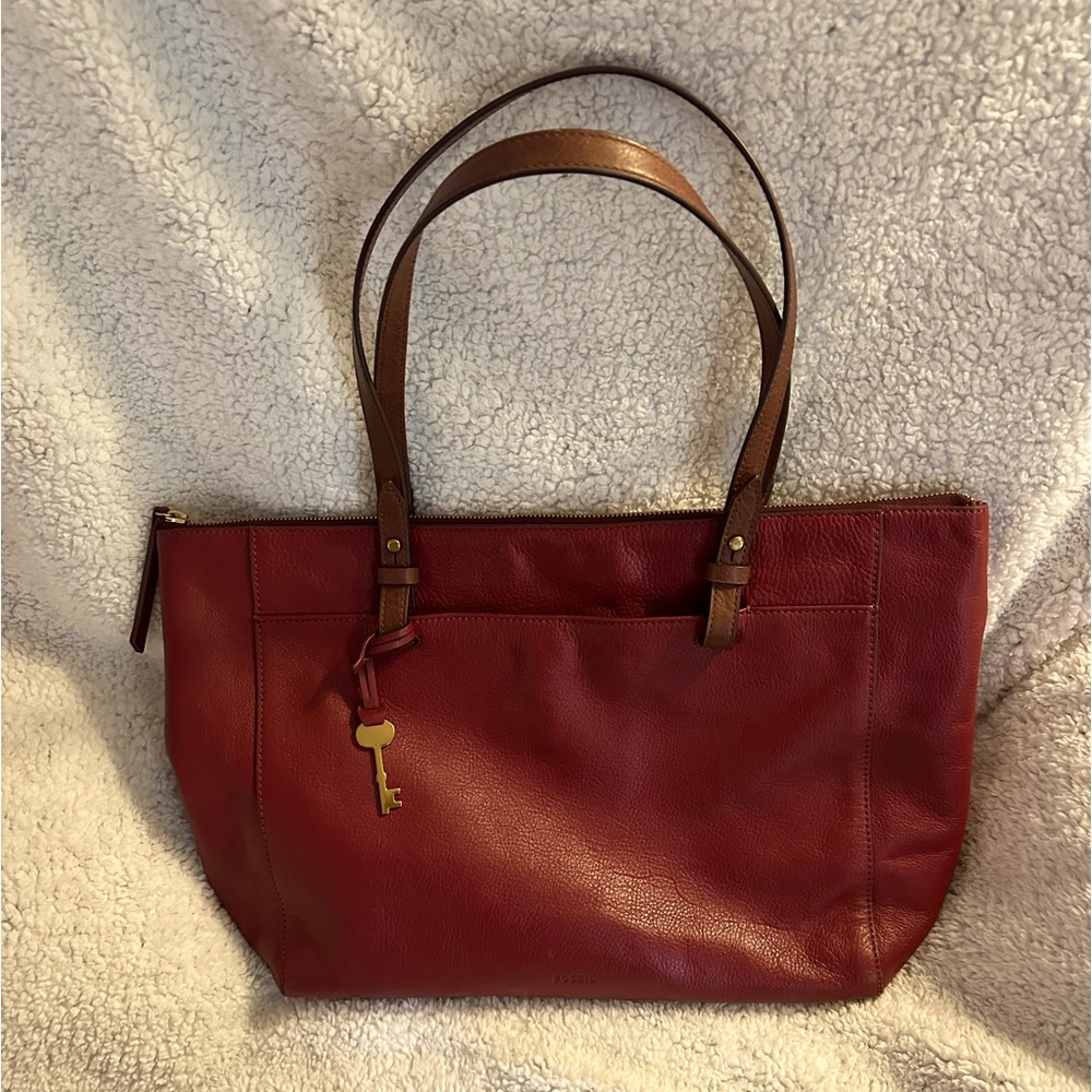 Fossil Rachel Tote Real Leather very good condition!!
